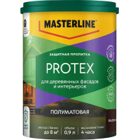 Пропитка Masterline Protex по дереву палисандр 0,9л